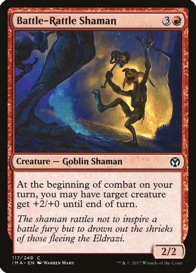 Battle Rattle Shaman Iconic Masters Magic card