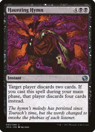 Haunting Hymn Iconic Masters Magic card