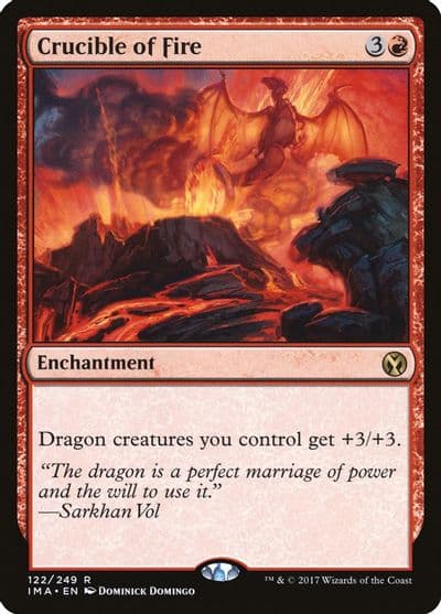 Crucible of Fire Iconic Masters Magic card