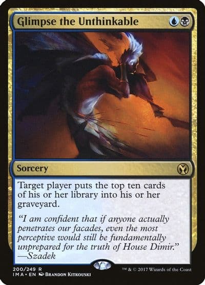 Glimpse the Unthinkable Iconic Masters Magic card