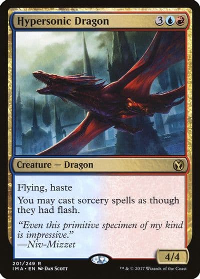 Hypersonic Dragon Iconic Masters Magic card