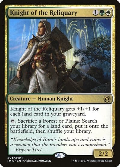 Knight of the Reliquary Iconic Masters Magic card