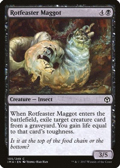 Rotfeaster Maggot Iconic Masters Magic card