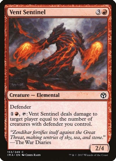 Vent Sentinel Iconic Masters Magic card