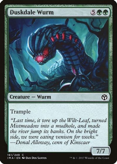 Duskdale Wurm Iconic Masters Magic card
