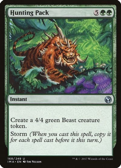 Hunting Pack Iconic Masters Magic card