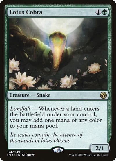Lotus Cobra Iconic Masters Magic card