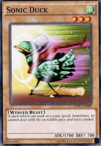 Sonic Duck Demo Deck 2015 Yu-Gi-Oh! card