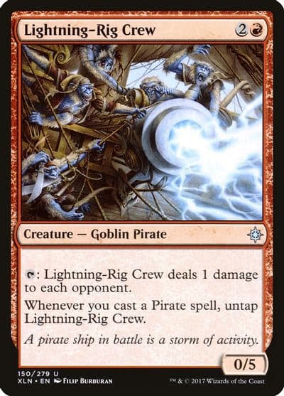 Lightning Rig Crew Ixalan Magic card