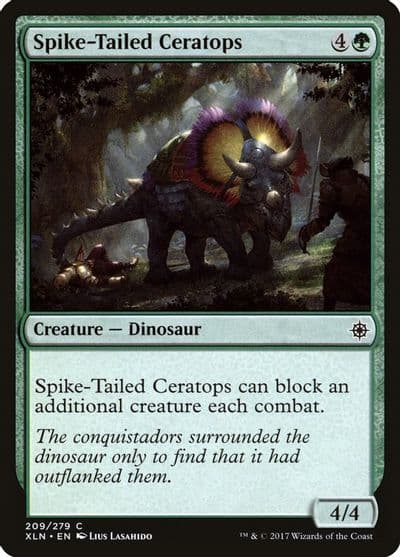 Spike Tailed Ceratops Ixalan Magic card