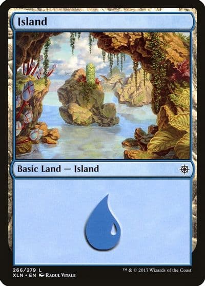 Island 266 Ixalan Magic card