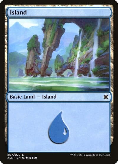 Island 267 Ixalan Magic card