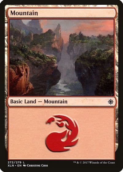 Mountain 272 Ixalan Magic card