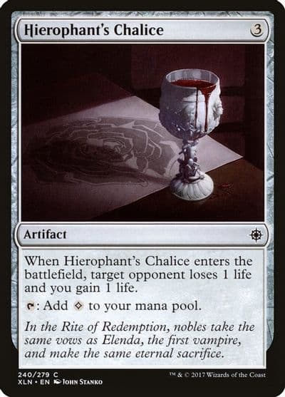 Hierophants Chalice Ixalan Magic card