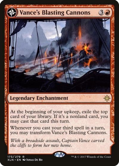 Vances Blasting Cannons Ixalan Magic card