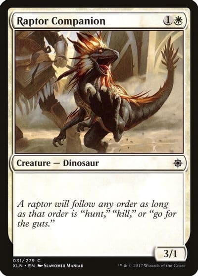 Raptor Companion Ixalan Magic card