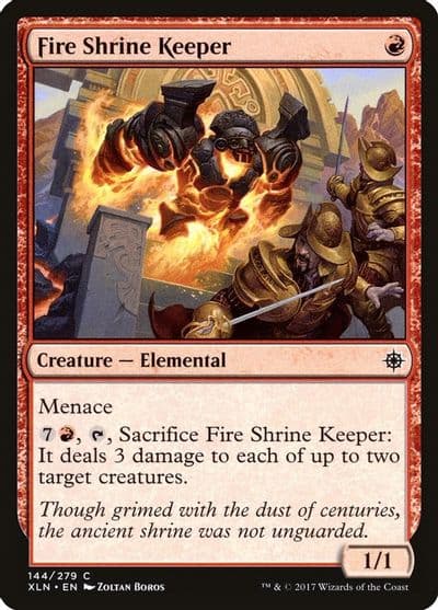 Fire Shrine Keeper Ixalan Magic card