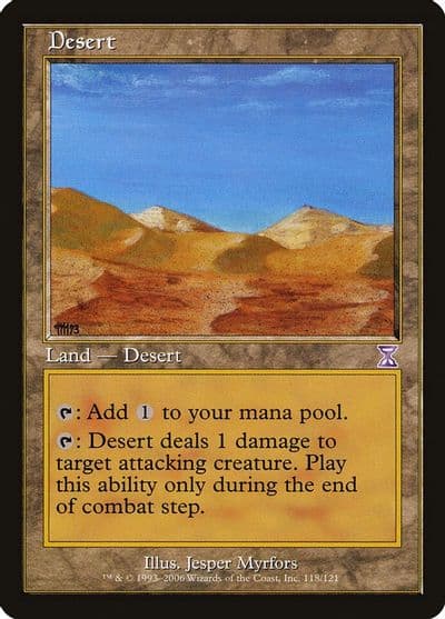 Desert Timeshifted Magic card