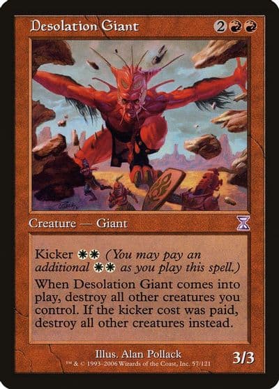 Desolation Giant Timeshifted Magic card
