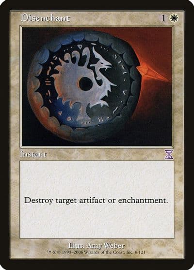 Disenchant Timeshifted Magic card