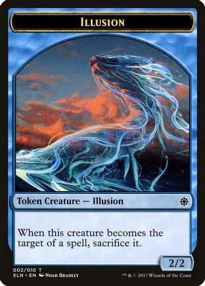 Illusion Token Ixalan Magic card