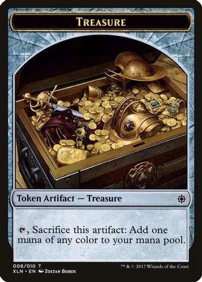 Treasure Token 008 Ixalan Magic card