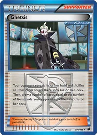 Ghetsis (BW Plasma Freeze) Deck Exclusives Pokemon card