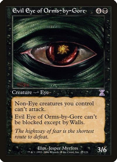 Evil Eye of Orms by Gore Timeshifted Magic card