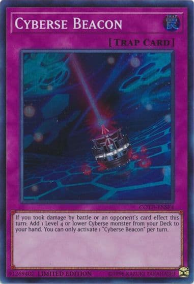 Cyberse Beacon Code of the Duelist Yu-Gi-Oh! card