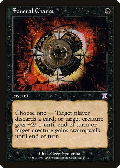 Funeral Charm Timeshifted Magic card