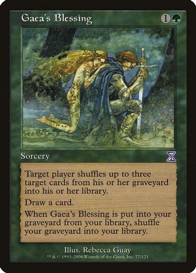 Gaeas Blessing Timeshifted Magic card