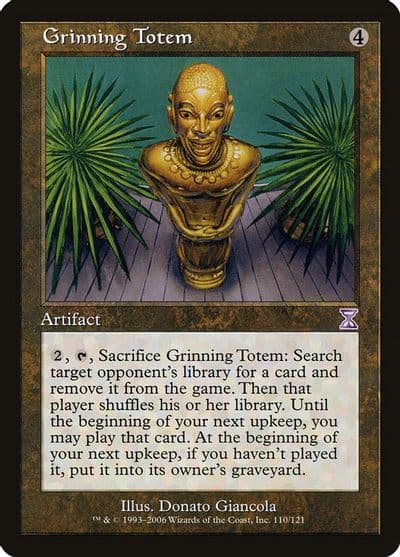 Grinning Totem Timeshifted Magic card