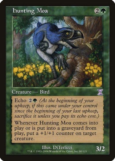 Hunting Moa Timeshifted Magic card