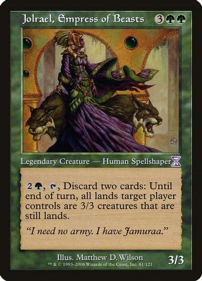 Jolrael Empress of Beasts Timeshifted Magic card