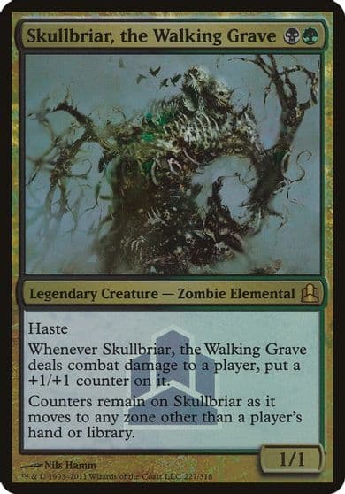 Skullbriar the Walking Grave Commander Launch Promo Oversize Cards Magic card