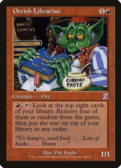 Orcish Librarian Timeshifted Magic card