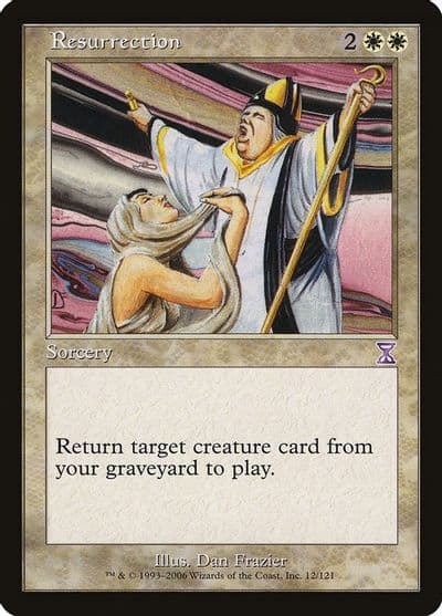 Resurrection Timeshifted Magic card