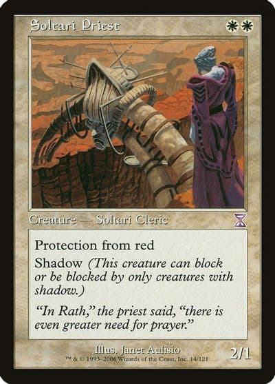Soltari Priest Timeshifted Magic card