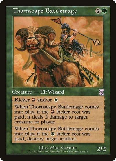 Thornscape Battlemage Timeshifted Magic card