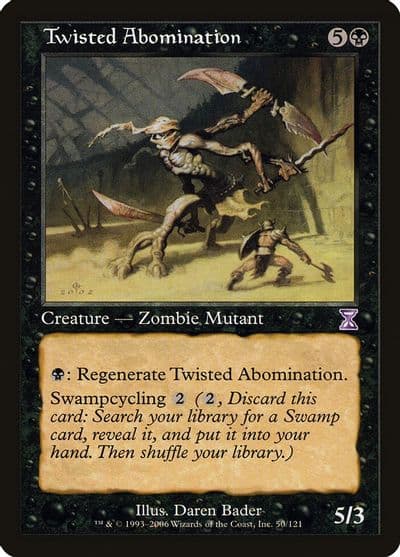 Twisted Abomination Timeshifted Magic card