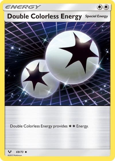 Double Colorless Energy Shining Legends Pokemon card
