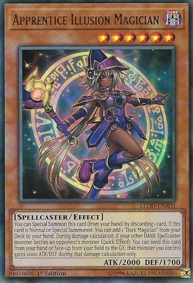 Apprentice Illusion Magician Legendary Dragon Decks Yu-Gi-Oh! card