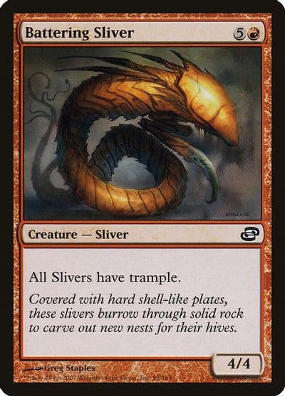 Battering Sliver Planar Chaos Magic card