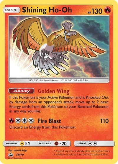 Shining Ho-Oh - SM70 SM Promos Pokemon card