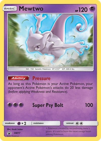 Mewtwo - SM77 SM Promos Pokemon card