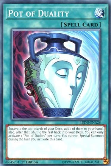 Pot of Duality Legendary Dragon Decks Yu-Gi-Oh! card