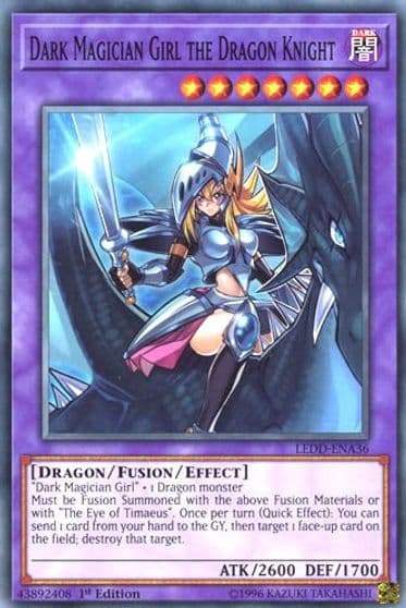 Dark Magician Girl the Dragon Knight Legendary Dragon Decks Yu-Gi-Oh! card