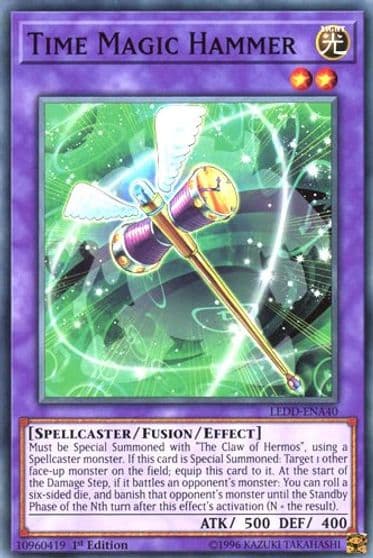 Time Magic Hammer Legendary Dragon Decks Yu-Gi-Oh! card