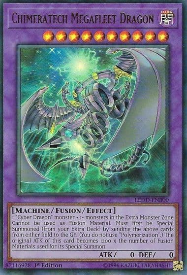 Chimeratech Megafleet Dragon Legendary Dragon Decks Yu-Gi-Oh! card