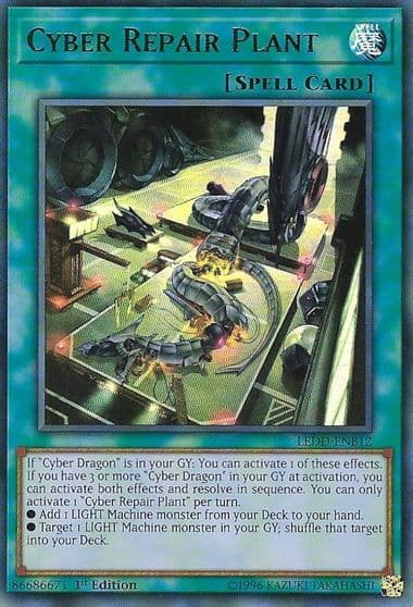 Cyber Repair Plant UR Legendary Dragon Decks Yu-Gi-Oh! card